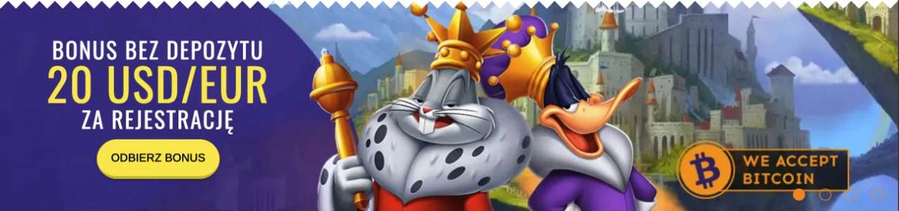 Bonus bez depozytu 20 USD lub EUR w Beep Beep Casino